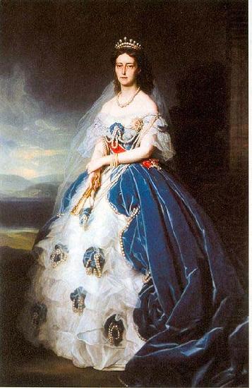 Franz Xaver Winterhalter Portrait of the Queen Olga of Wurttemberg china oil painting image